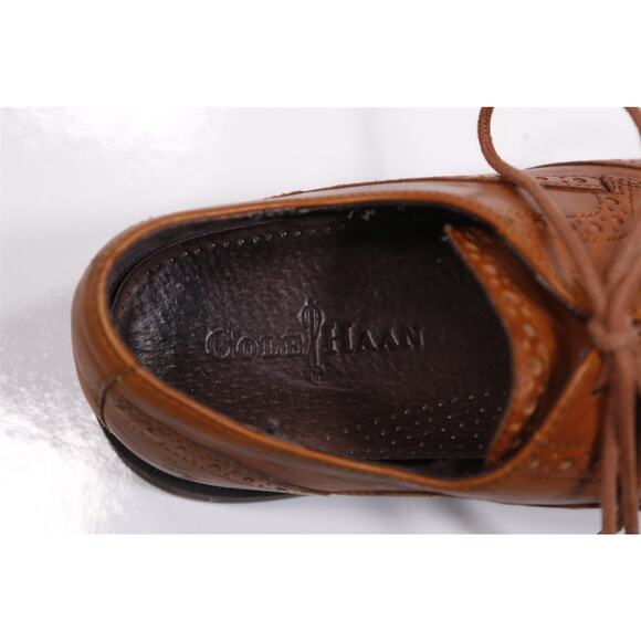 Cole Haan Mens Collen Brown Wingtip Oxford Dress Shoes 9.5 M main image 4